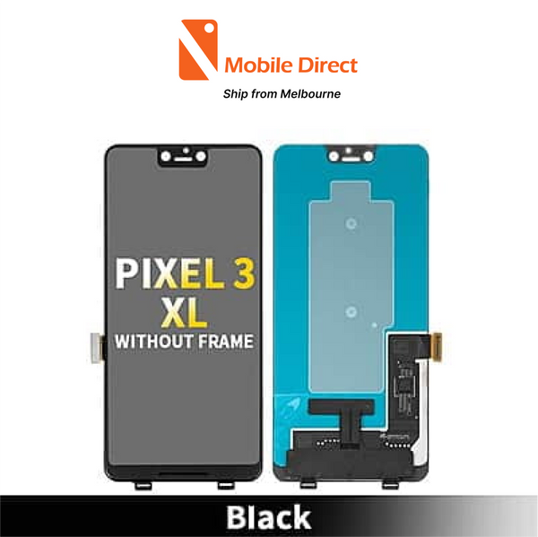 Google Pixel 3 XL Compatible LCD Touch Digitizer Screen without Frame [Black]