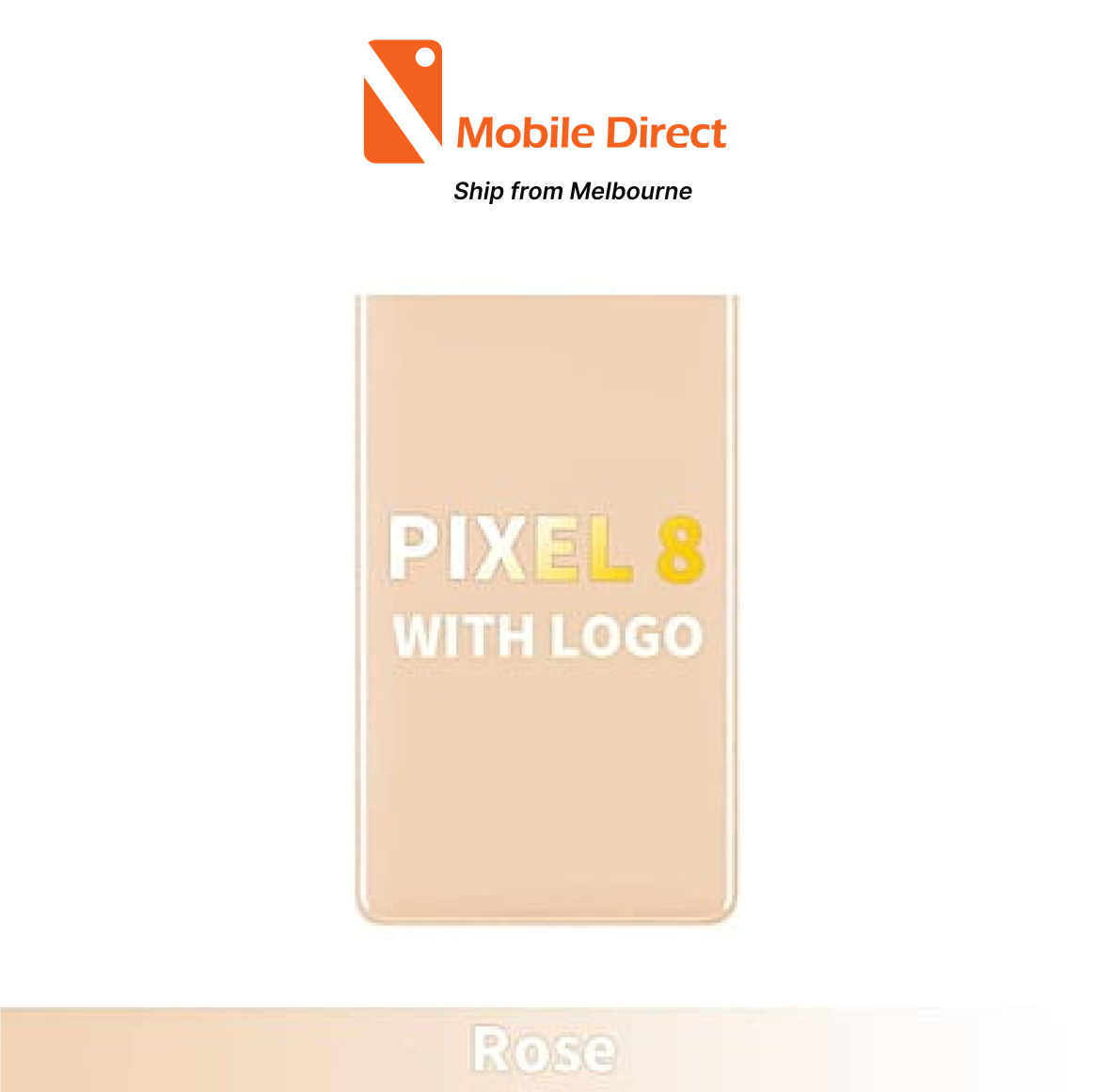 Google Pixel 8 Compatible Back Cover [Rose]