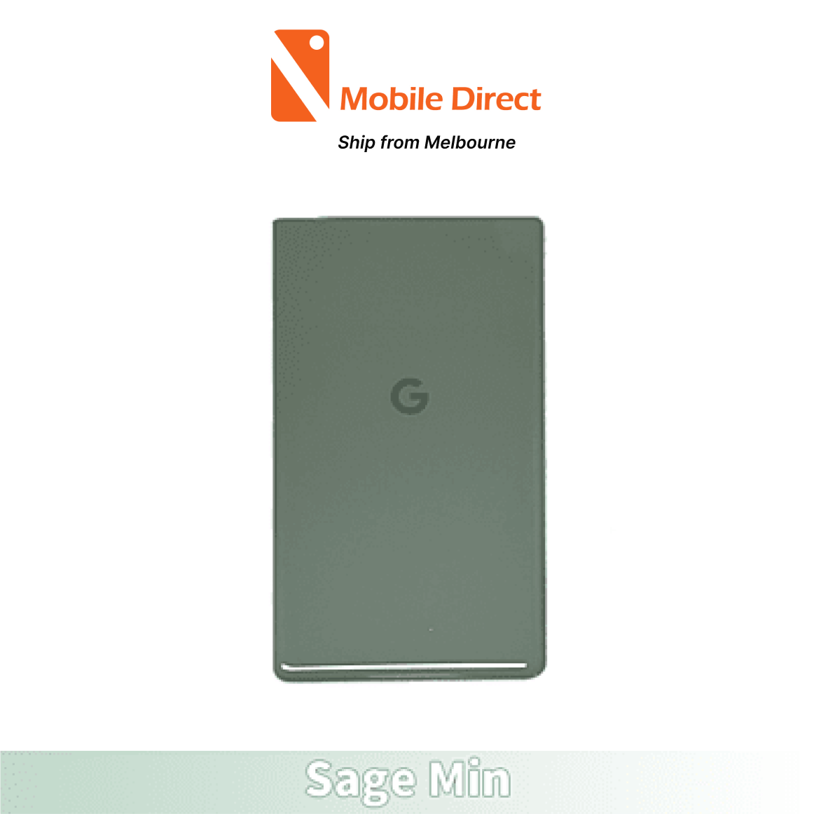 Google Pixel 6A Compatible Back Cover [Sage Mint]