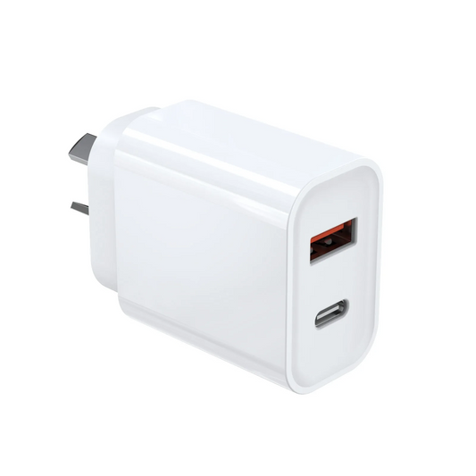 NCC-W2-20W A+C Charger AU Charger with Package wholesale mobile accessory