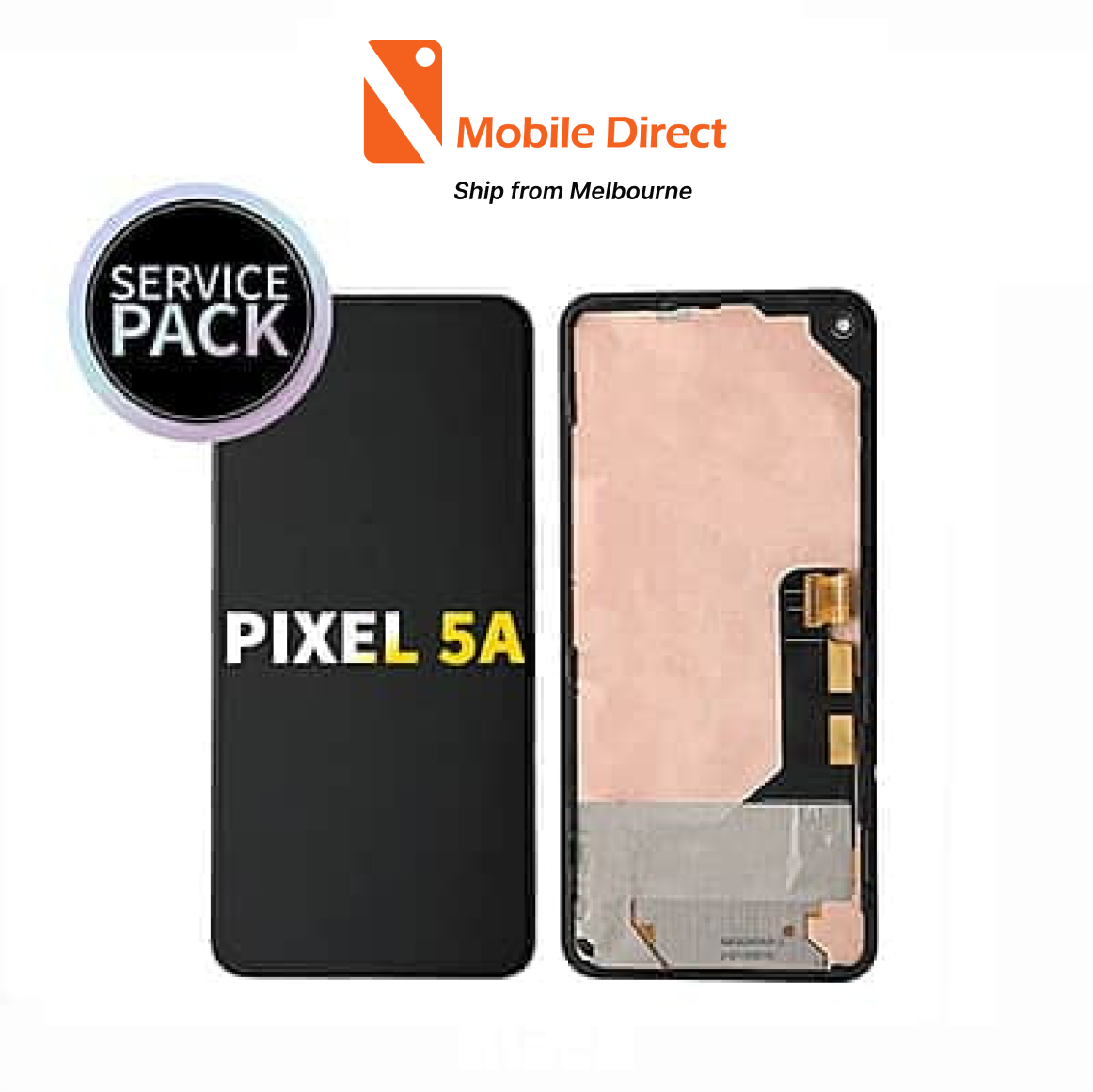 Google Pixel 5A Compatible LCD Touch Digitizer Screen [Service Pack]