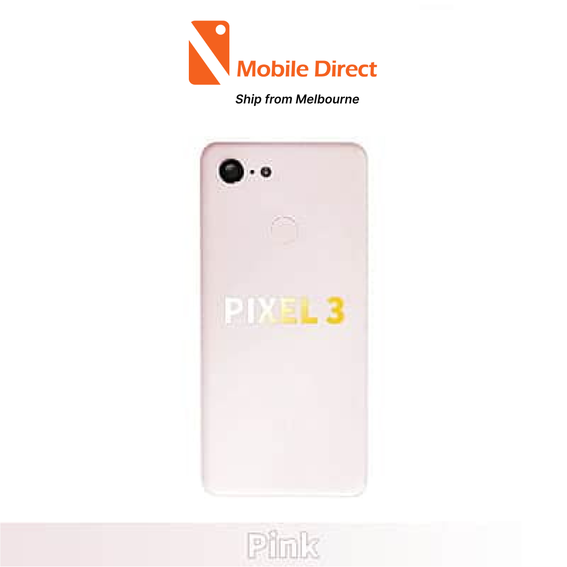 Google Pixel 3 Back Glass Cover [Pink]