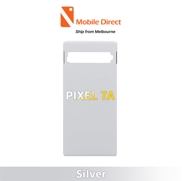 Google Pixel 7A Compatible Back Glass [Silver]