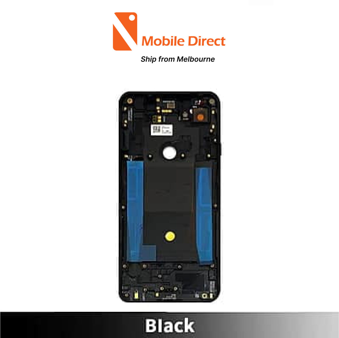 Google Pixel 3A XL Back Housing [Black]