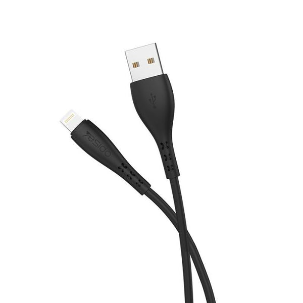 YESIDO Fast Charging Cable 1.2M 2.4A PVC - Type-C Black CA26C