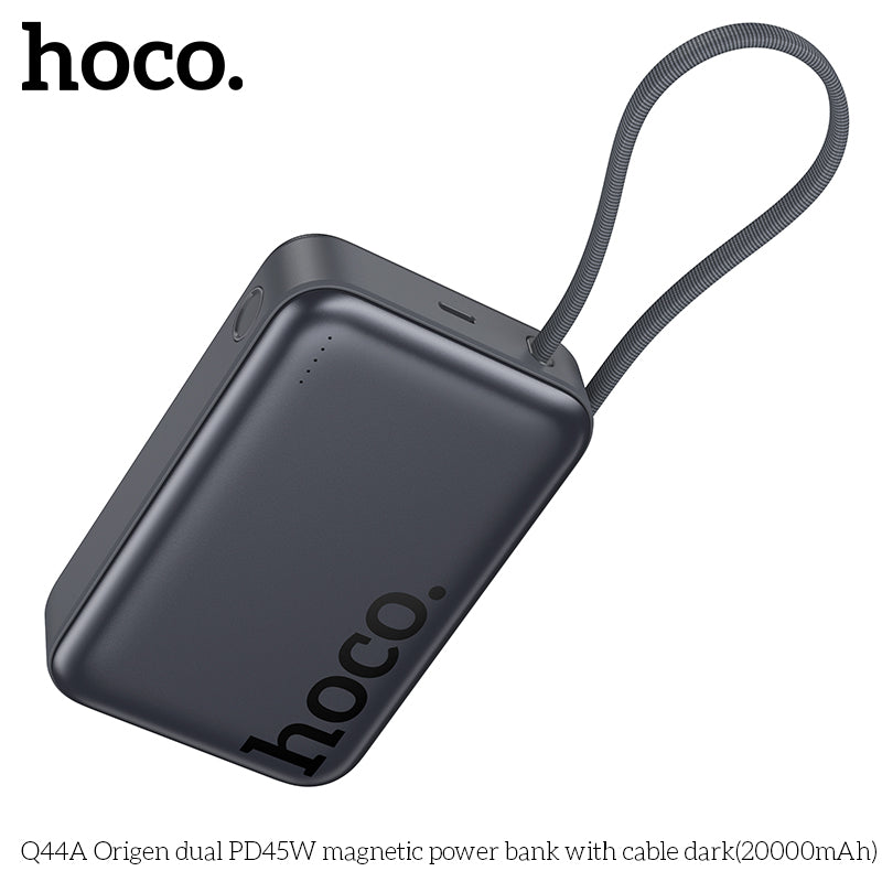 Q44A For Laptop PD45W 20000mAh MagSafe with Cable power bank wholesale mobile accessory