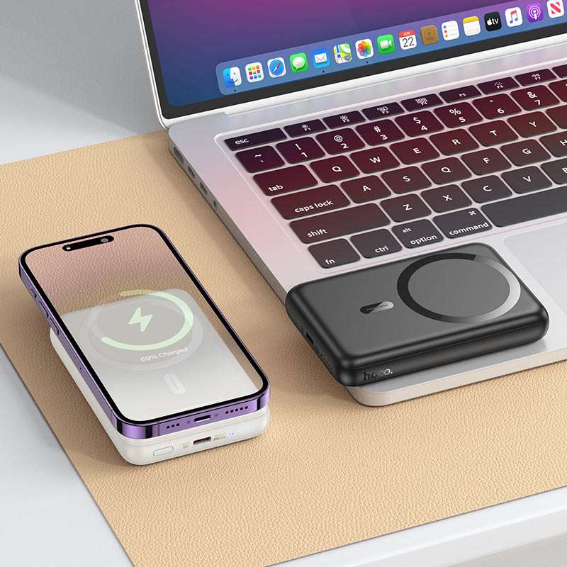 Hoco J141 Grace PD20W magnetic power bank(10000mAh) Black