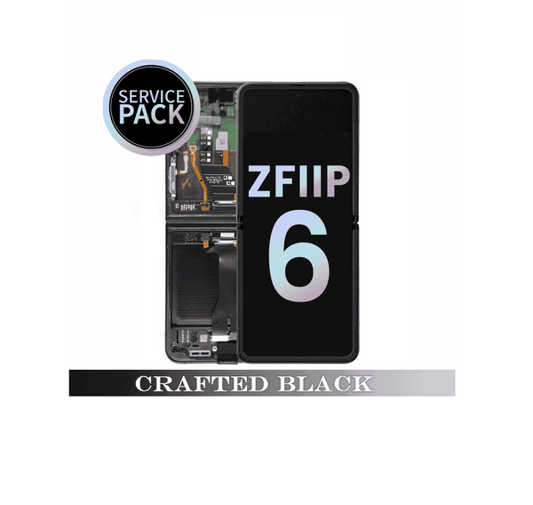 Samsung Galaxy Z Flip 6 5G (F741) Main LCD Digitizer Screen [Service Pack] [Crafted Black] GH82-35014E