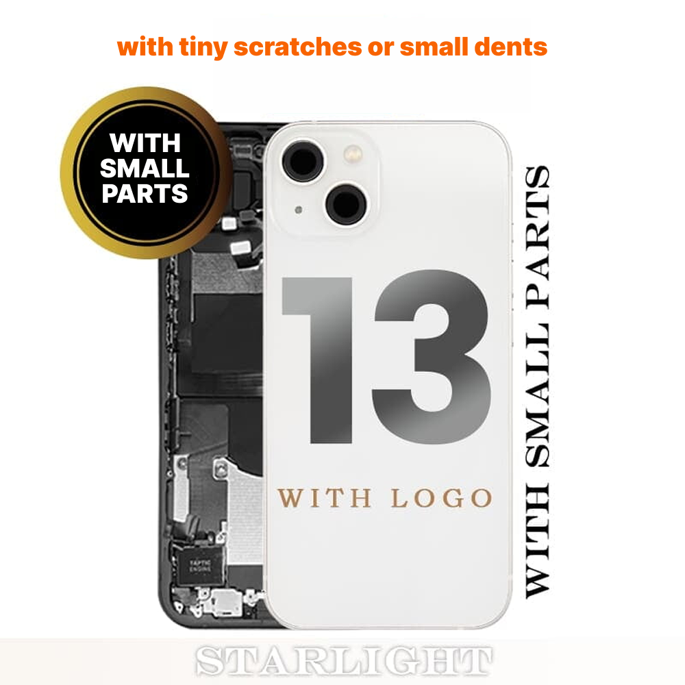 iPhone 13 Oem Compatible Housing With Full Parts - Starlight - Blemished