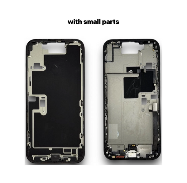 iPhone 16 Pro Oem Mid Frame Housing With Small Parts - Black Titanium