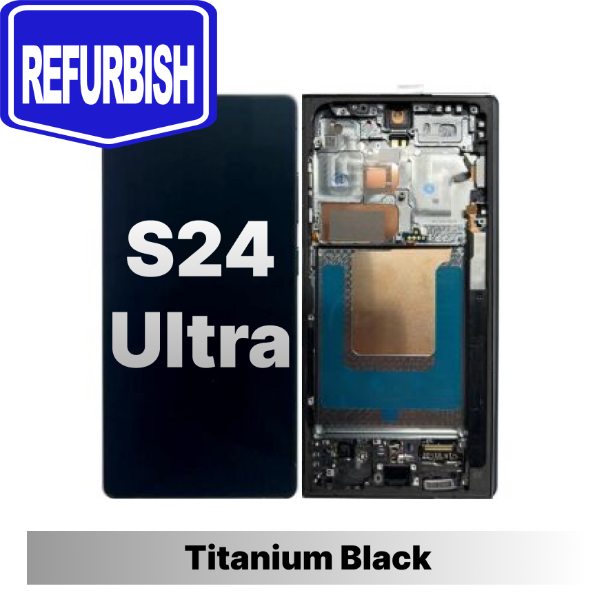 Samsung Galaxy S24 Ultra Refurbished  Assembly with Frame - Titanium Gray
