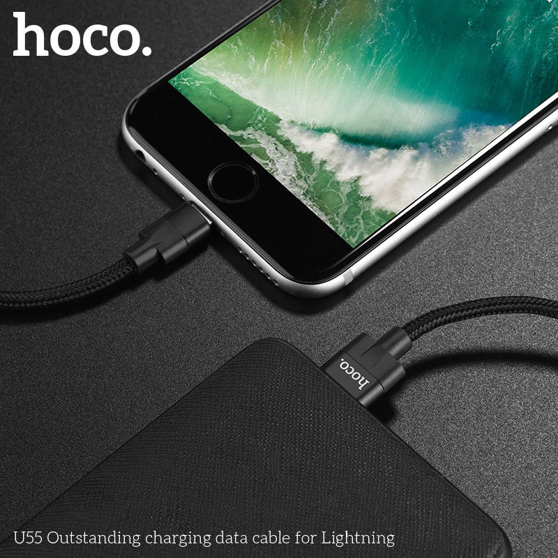 U55 Outstanding charging data cable for Type-C - Black
