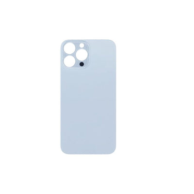 iPhone 13 Pro Max - Compatible Back Glass - Blue (Big Hole)-Super High Quality