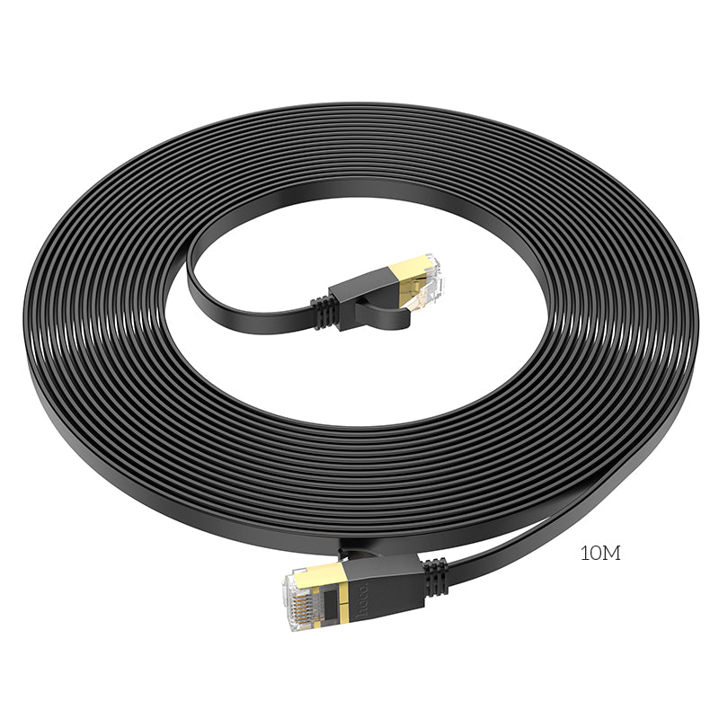 US07 General pure copper flat network cable(L=20M) - Black