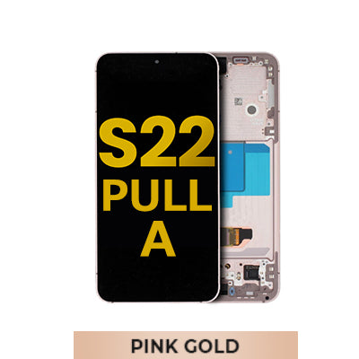 Samsung Galaxy S22 5G Pull A Grade Screen - Pink Gold