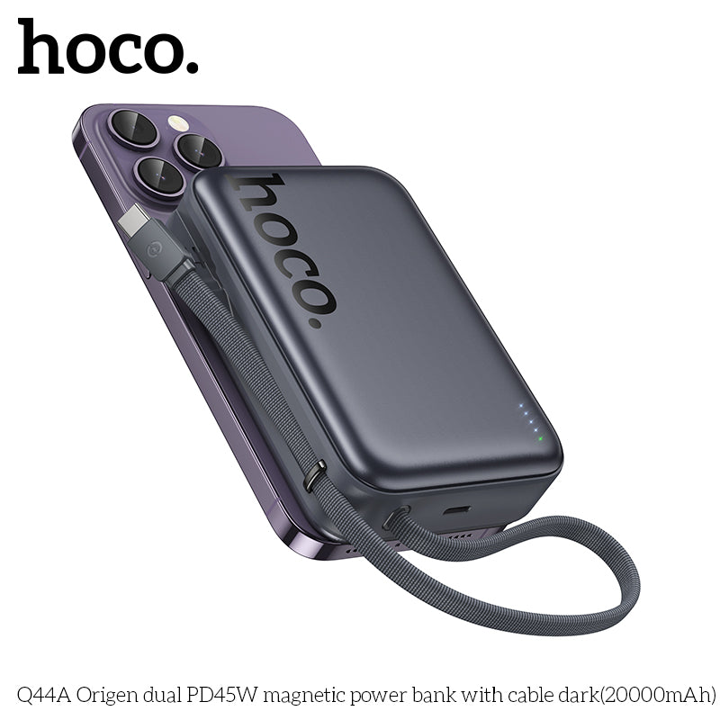 Q44A For Laptop PD45W 20000mAh MagSafe with Cable power bank wholesale mobile accessory