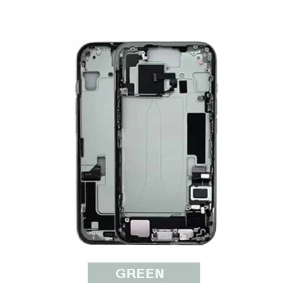 iPhone 15 Plus Pull Mid Frame Housing With Small Parts - Green