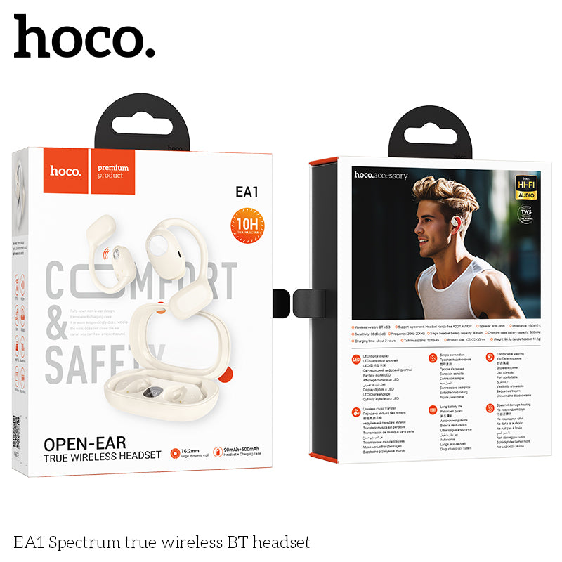 Hoco EA1 Spectrum true wireless BT headset - Grey