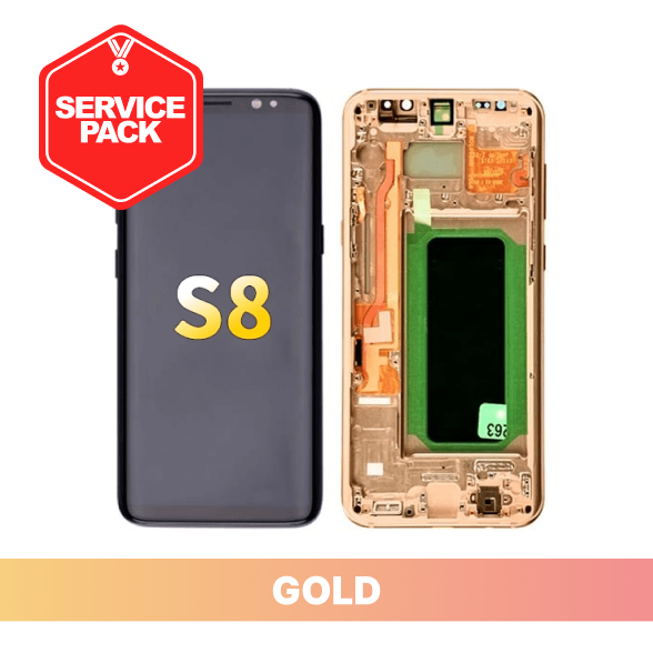 Samsung Galaxy S8 Service Pack Screen - Gold