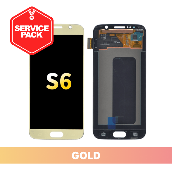 Samsung Galaxy S6 G920I Genuine Original Service Pack Amoled Assembly - Gold