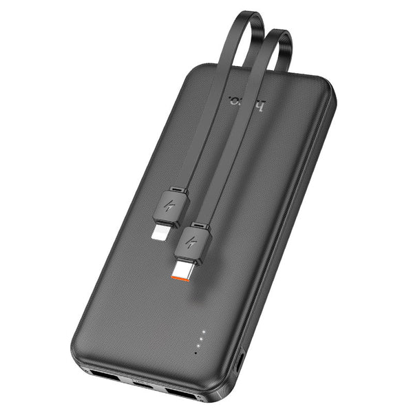 Hoco J118 Speed energy power bank with cable(10000mAh) - Black