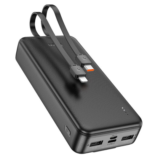Hoco J118A Speed energy power bank with cable(20000mAh) - White