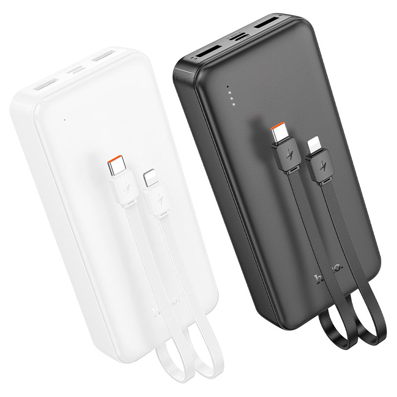 Hoco J118A Speed energy power bank with cable 20000mAh - Black wholesale mobile accessory
