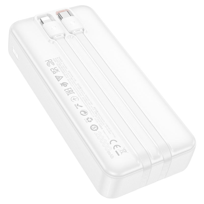 Hoco J118A Speed energy power bank with cable 20000mAh - Black wholesale mobile accessory