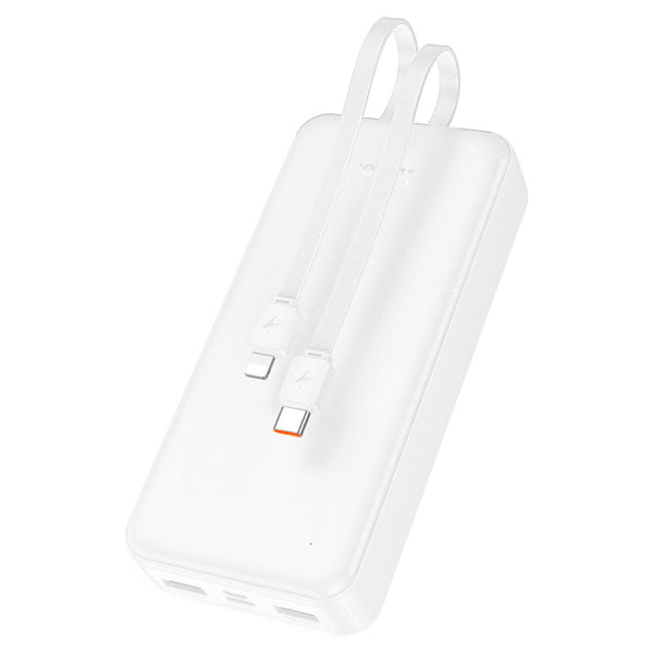 Hoco J118A Speed energy power bank with cable(20000mAh) - White