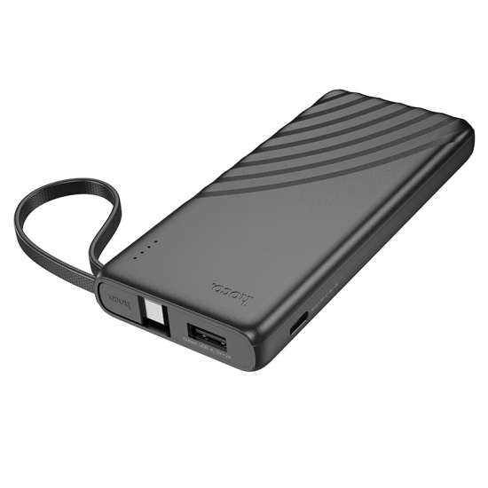 Hoco J129 Nature power bank with cable(iP)(5000mAh) White