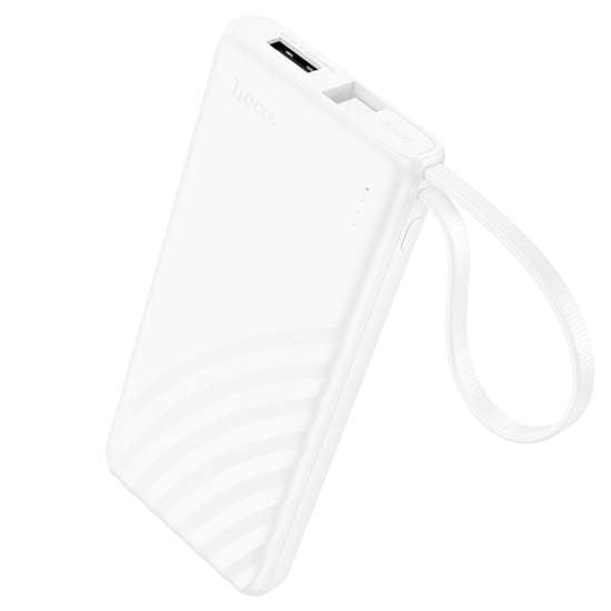 Hoco J129 Nature power bank with cable(USB-C)(5000mAh) White