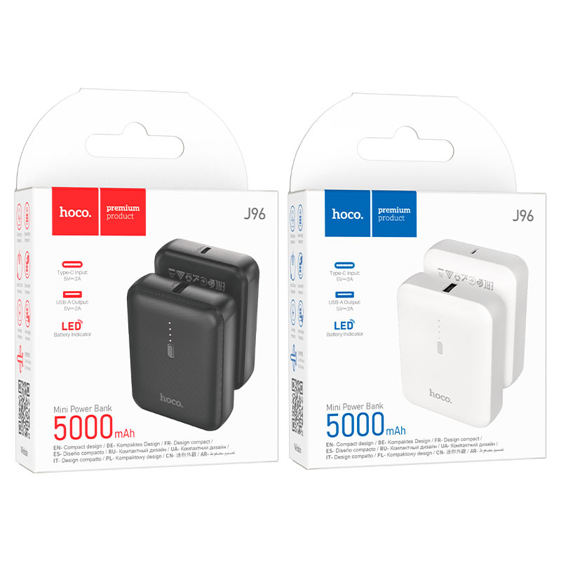 Hoco J96 Strider power bank(5000mAh) Black