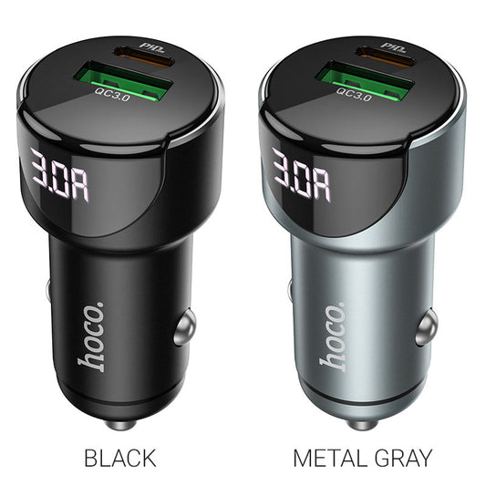 Z42 Light road dual port digital display PD20W+QC3.0 Charger wholesale mobile accessory