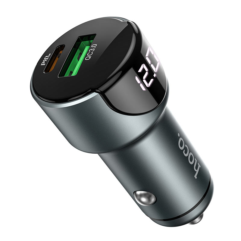 Z42 Light road dual port digital display PD20W+QC3.0 Charger wholesale mobile accessory