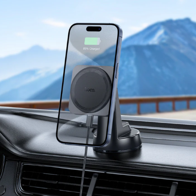 HOCO HW16 Car Wireless Charging Holder Car Phone Holder wholesale mobile accessory