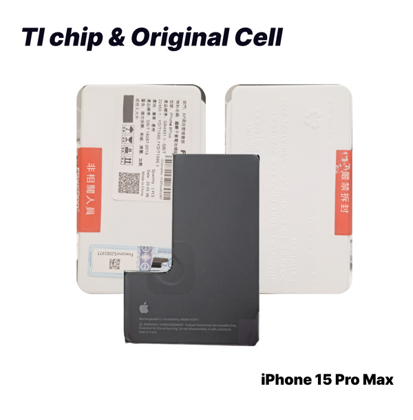 iPhone 15 Pro Max - Battery Super High Quality - TI chip & Original Cell
