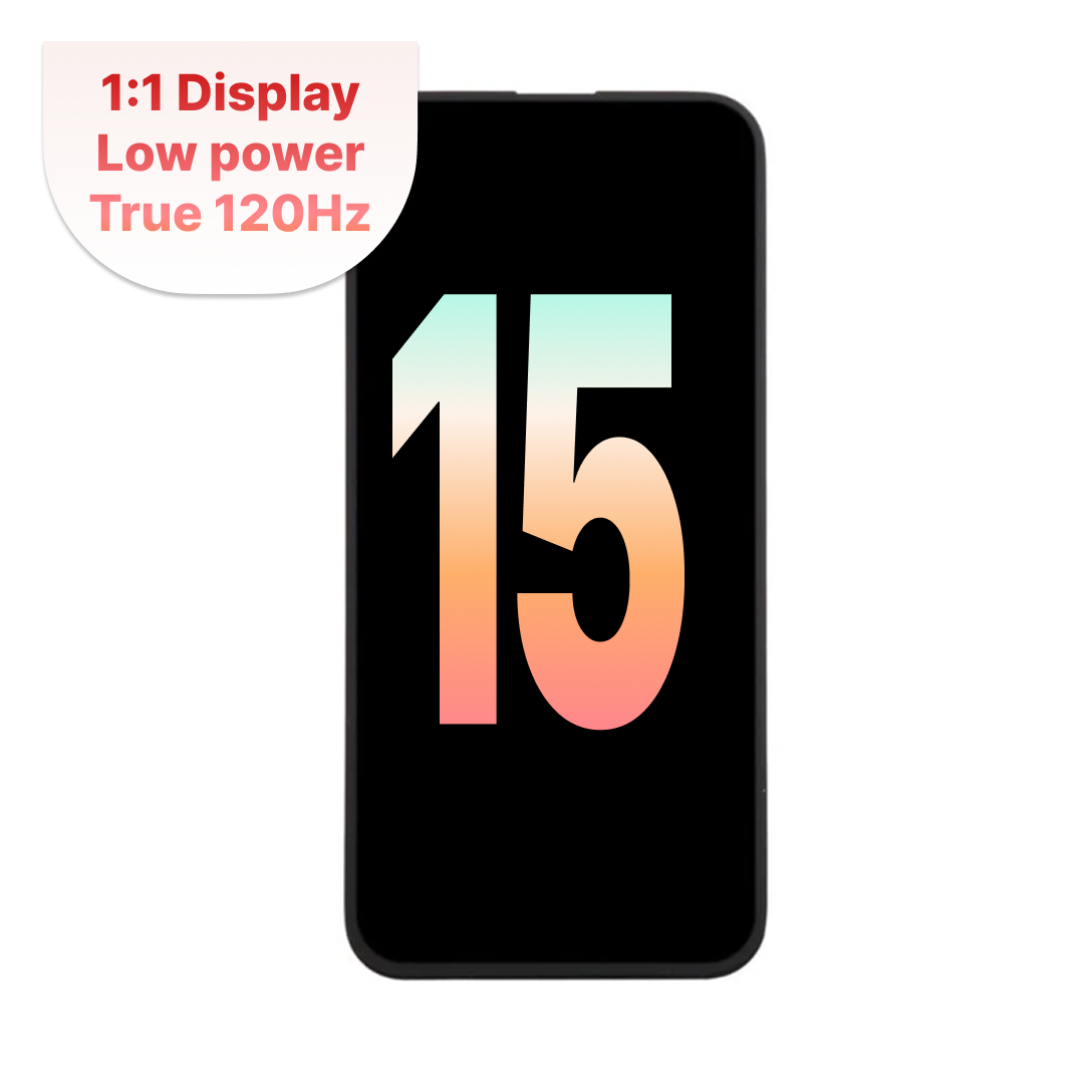 HX iPhone 15 Soft Oled Aftermarket Assembly