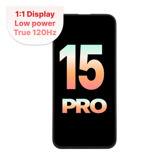 HX iPhone 15 Pro Soft Oled 120HZ Aftermarket Assembly