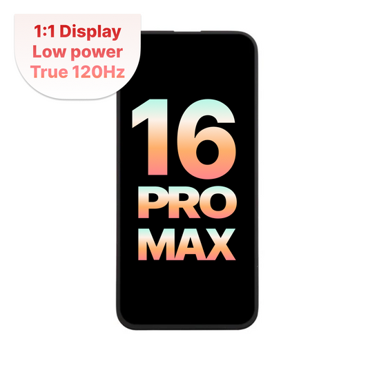 HX iPhone 16 Pro Max Soft Oled Aftermarket Assembly