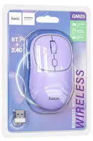 HOCO GM25 Royal dual-mode business wireless mouse - Purple
