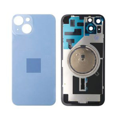 Iphone 14 - Back Glass With Camera Lens And Magnet OEM - Blue