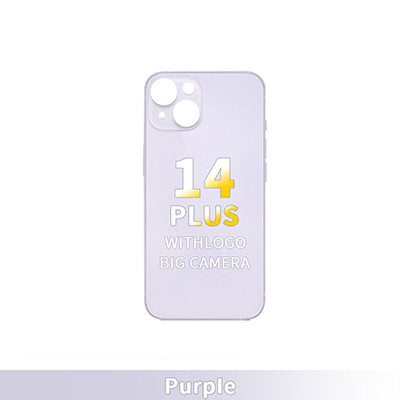iPhone 14 Plus - OEM Compatible Back Glass - Purple (Big Hole)