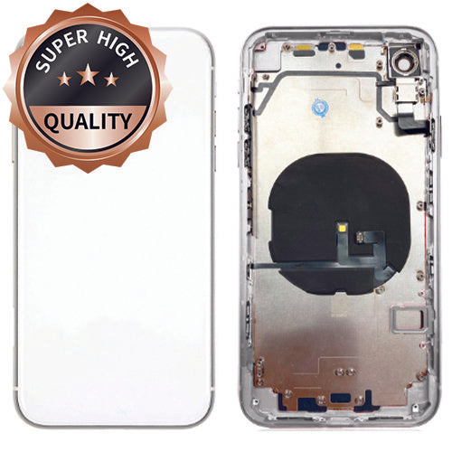 iPhone XR Oem Compatible Housing With Full Parts - White