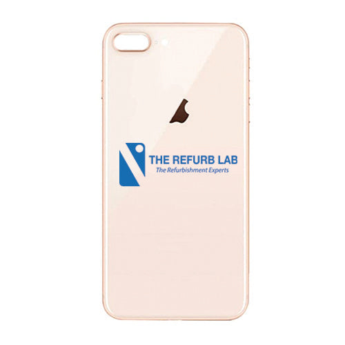 iPhone 8 Plus Compatible Back Glass - GOLD (Big Hole)