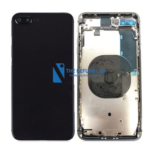 iPhone 8 Plus Aftermarket Compatible Housing with Full Parts - Black