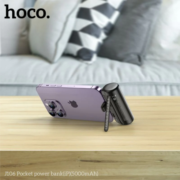 Hoco J115 Fast Smart Charging Power Bank 5000mAh - Black