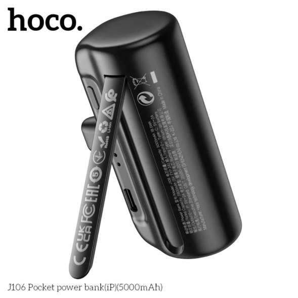 Hoco J115 Fast Smart Charging Power Bank 5000mAh - Black