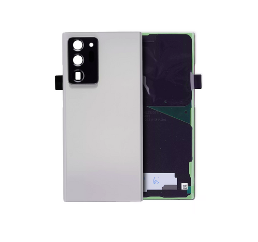 Samsung Galaxy Note 20 Ultra Back Glass with Adhesive - Mystic White