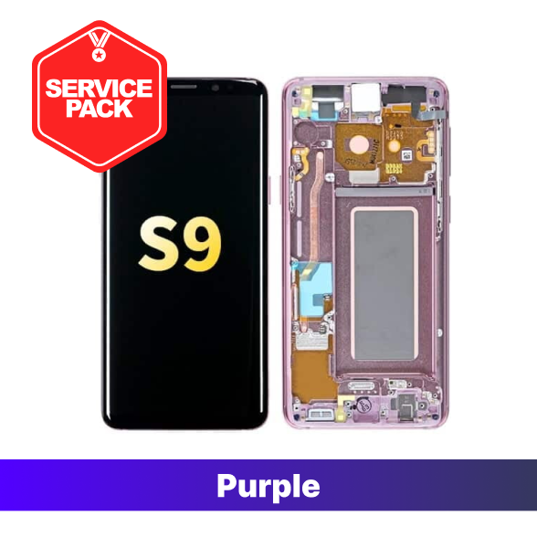 Samsung Galaxy S9 Service Pack Screen - Purple