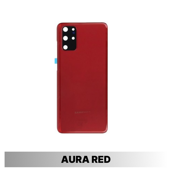 Samsung S20 Plus Back Glass with Adhesive - Aura Red